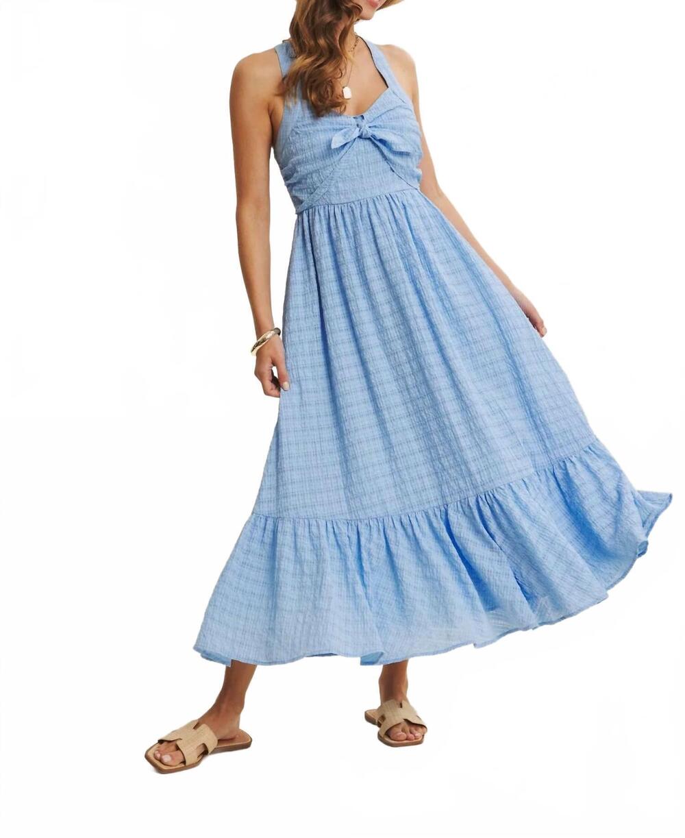 NEW IN FEBRUARY skyline breeze maxi dress in blue